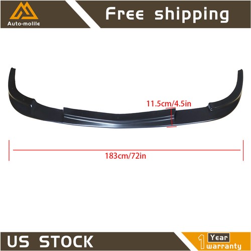 Front Bumper Lip Splitter ZR1 Style Black For Chevy Corvette C6 Z06 05 2006-2013 - Picture 10 of 10