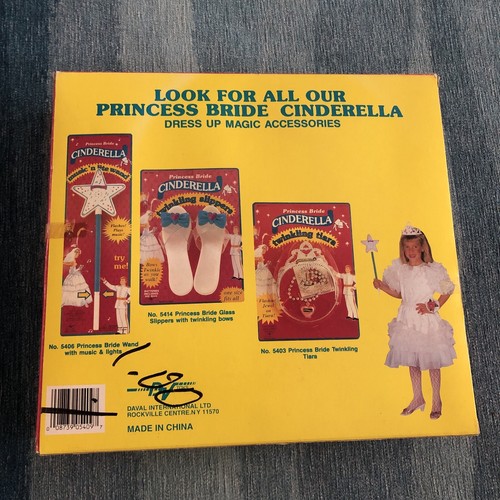 90s Vintage Cinderella Bridal Dress Up Kit Princess Bride 🔥🔥🔥 - Picture 7 of 7