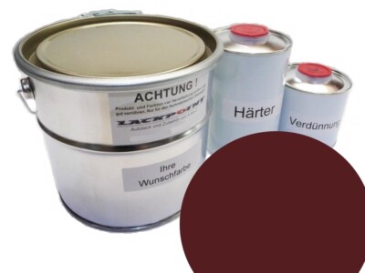 5 Liter Set 2K Car Paint for Suitable Opel 567 Tuscany-Red No Clear Coat Colour