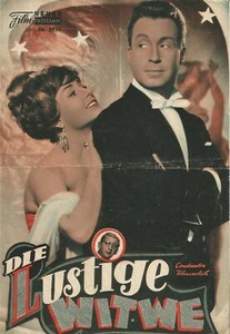 Die lustige Witwe 1962  Merry Widow Kino Neues Film Programm Peter Alexander