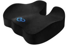 Thick Seat Memory Foam Cushion for Pressure Tailbone Back Pain Relief Office Car