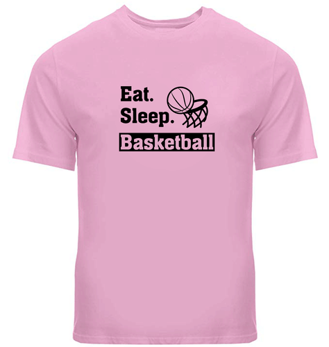 Basketball Sports Tee Graphic gift Outdoor Gaming T Shirt Motivational Eat Sleep - Bild 11 von 34