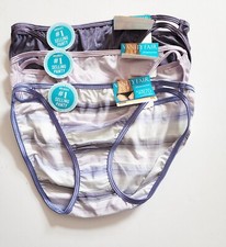 3 Vanity Fair Illumination Bikini Panty Multi 18108 Sz 7/L - NWT