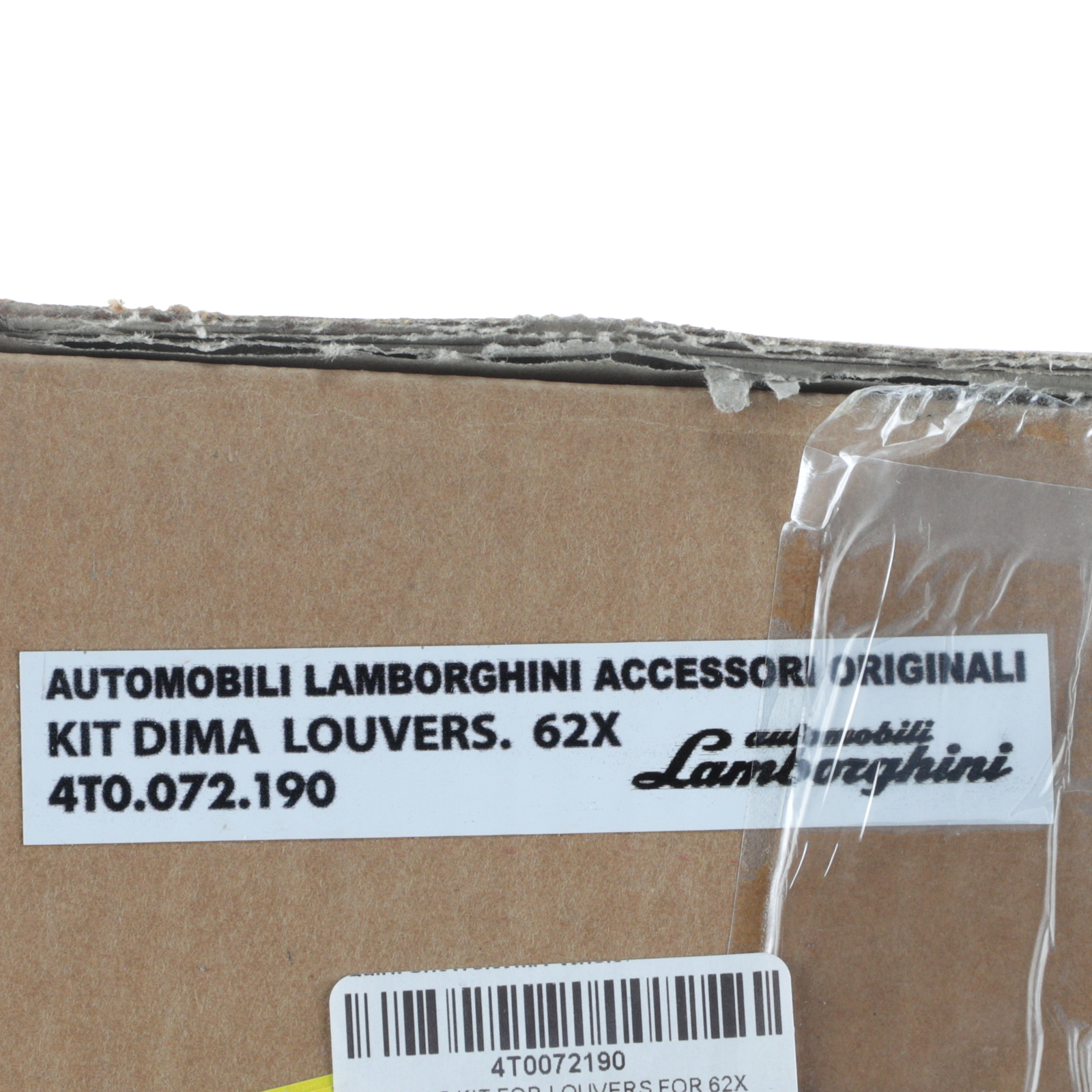 GENUINE LAMBORGHINI Huracan EVO Coupe 62X Hood Louvre Template Kit OEM 4T0072190