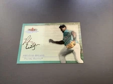 2000 Fleer Auto graphics Preston Wilson Marlins Auto NM