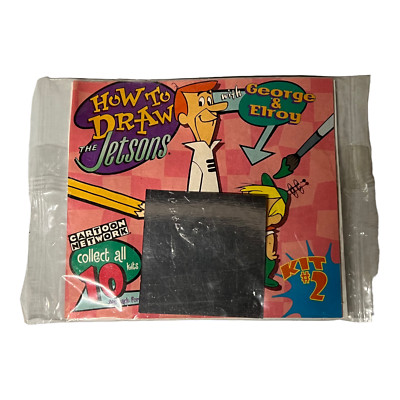 Cartoon Network How To Draw The Jetsons Kit #2 Post Cereal Toy Premium Sealed