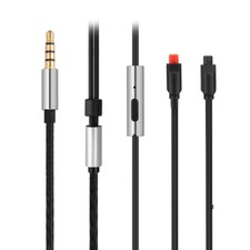 OCC Audio Cable with Mic For Audio Technica ATH-IM04 IM03 IM02 IM01 IM50 IM70