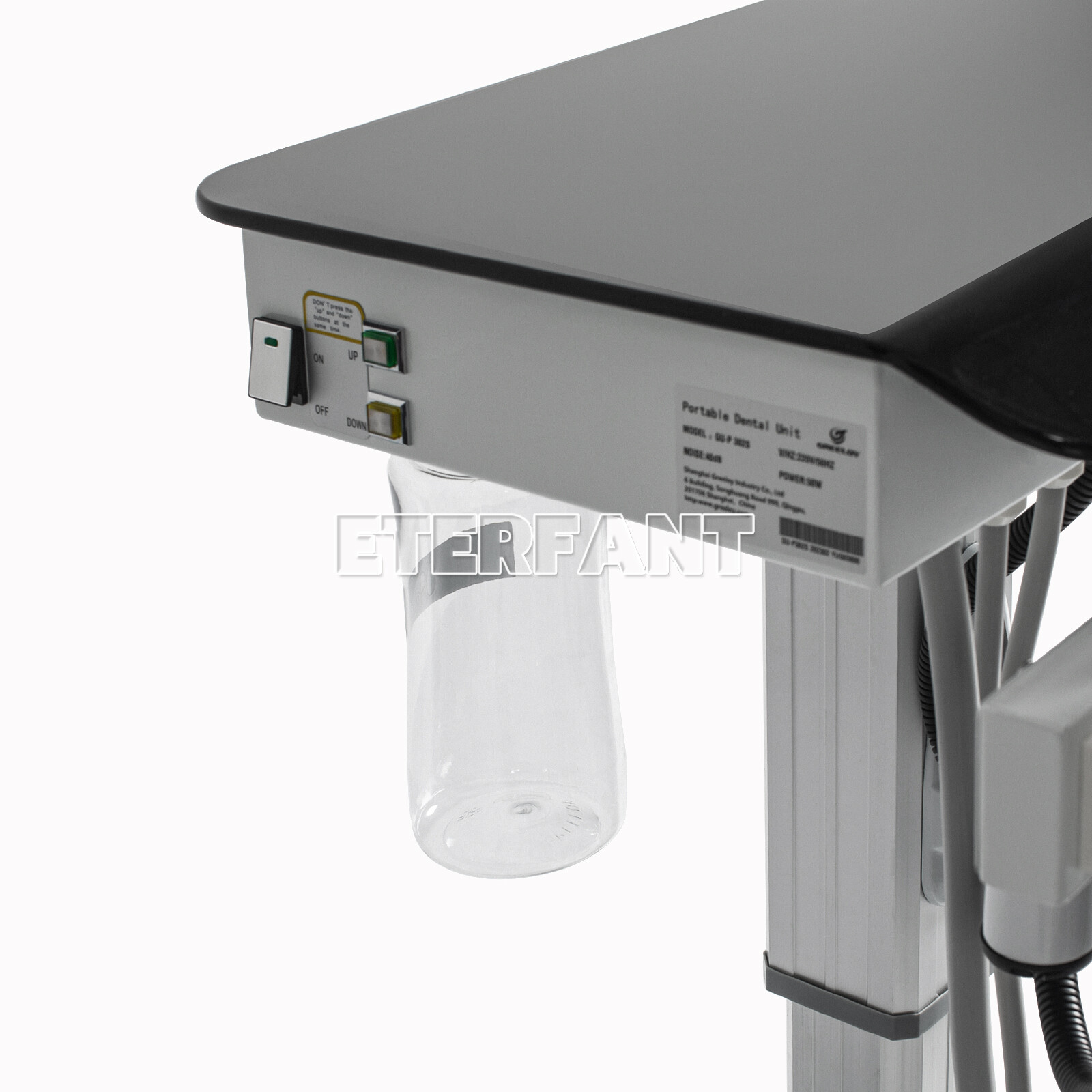 Dental Mobile Delivery Cart Treatment Unit 4H/Unit Air Turbine w/Weak Suction 4H