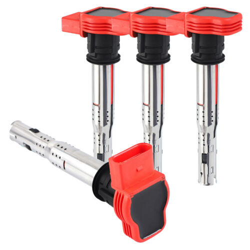 4x Ignition Coil + 4x Spark Plug Set for AUDI TT A4 VW GOLF JETTA GTI 2.0L 2.0T - Picture 6 of 7