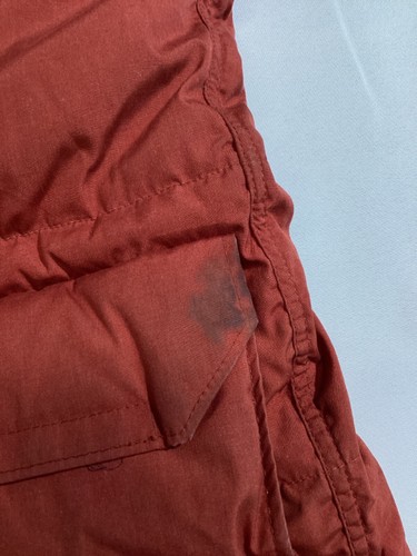 Chaqueta acolchada The North Face Down vintage talla mediana naranja cremallera completa años 80 - Imagen 5 de 12