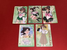  5 card set Sailor Jupiter Makoto Kino Bandai 2001 Sailor Moon World Carddass