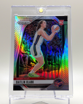 #ad 2024 Panini WNBA Prizm Caitlin Clark RC Silver Rookie #22 Fever $250.00