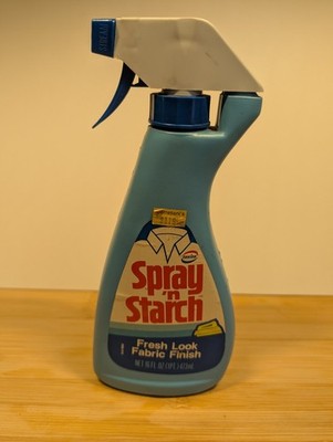 Vintage Bottle of Spray n Starch 1986 Half Full Movie Prop See Weight