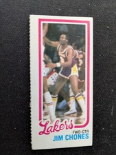 1980-81 Topps Basketball Card # 136 Jim Chones - Los Angeles Lakers (EX)