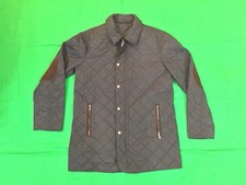 CH Carolina Herrera Navy Blue Quilted Jacket Size  M  