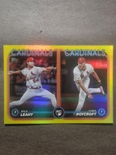 2024 Topps Update US189 Rookie Combos Kyle Leahy & Chris Roycroft Yellow Foil
