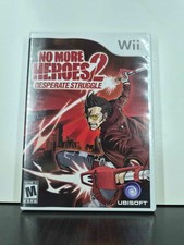 No More Heroes 2: Desperate Struggle (Nintendo Wii, 2010) CIB! Manual!