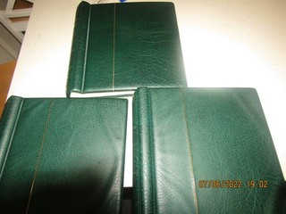 GB 3 X LIGHTHOUSE ALBUMS TOTAL 180 HINGELESS PAGES COMPLETE (X2) YEARS 1971/90