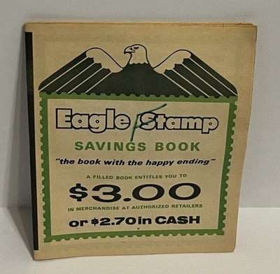 Lot Of Vintage Saver Books Green Stamps Top Value Stamps and Eagle Stamp
