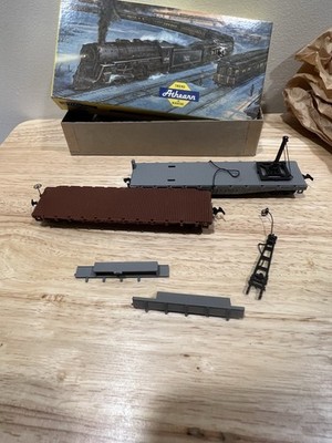 Train Pennsylvanian 2x Flat Cars - Needs Repairs