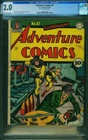 ADVENTURE COMICS #87 DC COMICS GOLDEN AGE 1943 CGC 2.0 GRADED! SANDMAN!