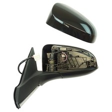 TRQ Driver Side Mirror, Electric, Heated, Black - 2015 Toyota Camry