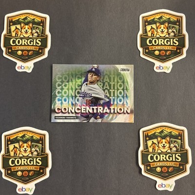 2025 Topps Stadium Club Concentration Yoshinobu Yamamoto #C-12 Dodgers