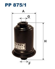 Kraftstofffilter FILTRON PP 875/1 Leitungsfilter für HYUNDAI MX LANTRA ATOS RD 2