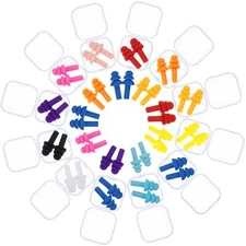 Ear Plugs Silicone Ear Plugs Waterproof Reusable Earplugs Noise Reduction Ear...
