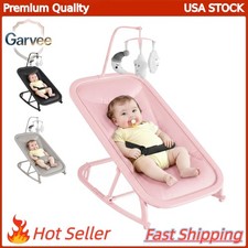 Comfortable Baby Rocking Chair Aluminum Frame 300D Cationic Fabric Ergonomic