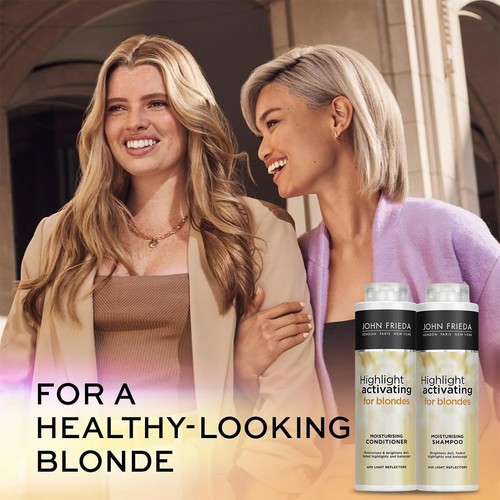 Champú y acondicionador activador John Frieda Sheer Blonde Highlight nuevo paquete dúo - Imagen 3 de 9