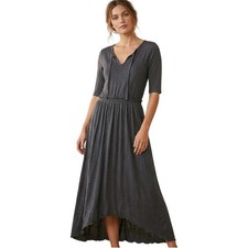 Matilda Jane High Low Dress Womens S Grey Whimsical Cottagecore Romantic Twirly