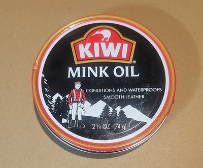 KIWI MINK OIL Outdoor Leather Conditioner & Water Proofer 2 5/8 Oz, Discontinued