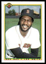 Lee Smith 1990 Bowman #263 Boston Red Sox MLB READ FREE SHIPPING AutographDen
