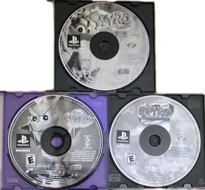 Spyro The Dragon Riptos Rage And Year Of The Dragon PS1 PlayStation 1 Trilogy!