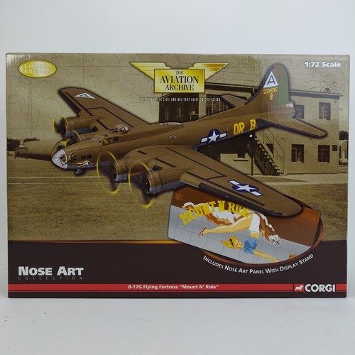 CORGI 1:72 Boeing B-17G Flying Fortress "Mount N Ride" 323rd BS 91st BG US33308 - Picture 19 of 24