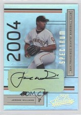 2004 Playoff Absolute Memorabilia 93/100 Jerome Williams #170 Auto 9ai