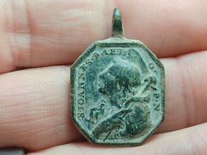 Excavated 17th - 18th Century, St John the Baptist Colonial Religious Medal
