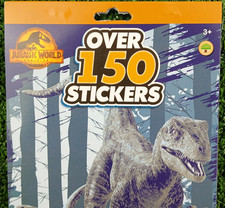 Jurassic World Dominion Sticker Book Colorful Puffy Stickers Foil Glitter 150 3 