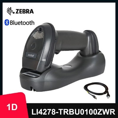 Symbol LI4278-TRBU0100ZWR USB Wireless 1D Handheld Barcode Scanner with Cradle