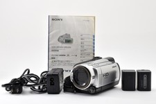 2 Battery MINT Sony HDR-XR500V High Definition Handycam Camcorder Silver JAPAN