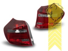 R�ckleuchten Heckleuchten f�r BMW 1er E81 E87 rot schwarz smoke