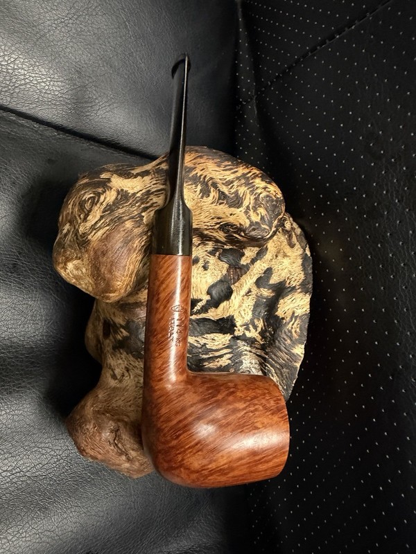 BEAUTIFUL GRAIN RARE SAVINELLI DELUXE MILANO 114 KS BILLIARD VINTAGE PIPE.