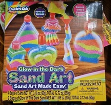 CREATIVE KIDS "GLOW IN THE DARK SAND ART AGES 6