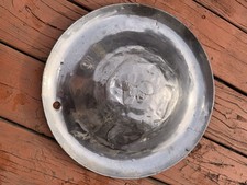 Vintage 1937 1938 Pontiac Hubcap Native American Chief Head Profile Heavy Patina