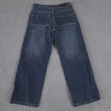 VINTAGE Southpole Jeans Mens 34x30 Wide Leg High Rise Baggy Skater Y2K Hip Hop
