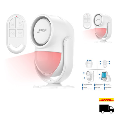 CPVAN Bewegungsmelder Alarm CP2-Pro 125 dB Fernbedienung