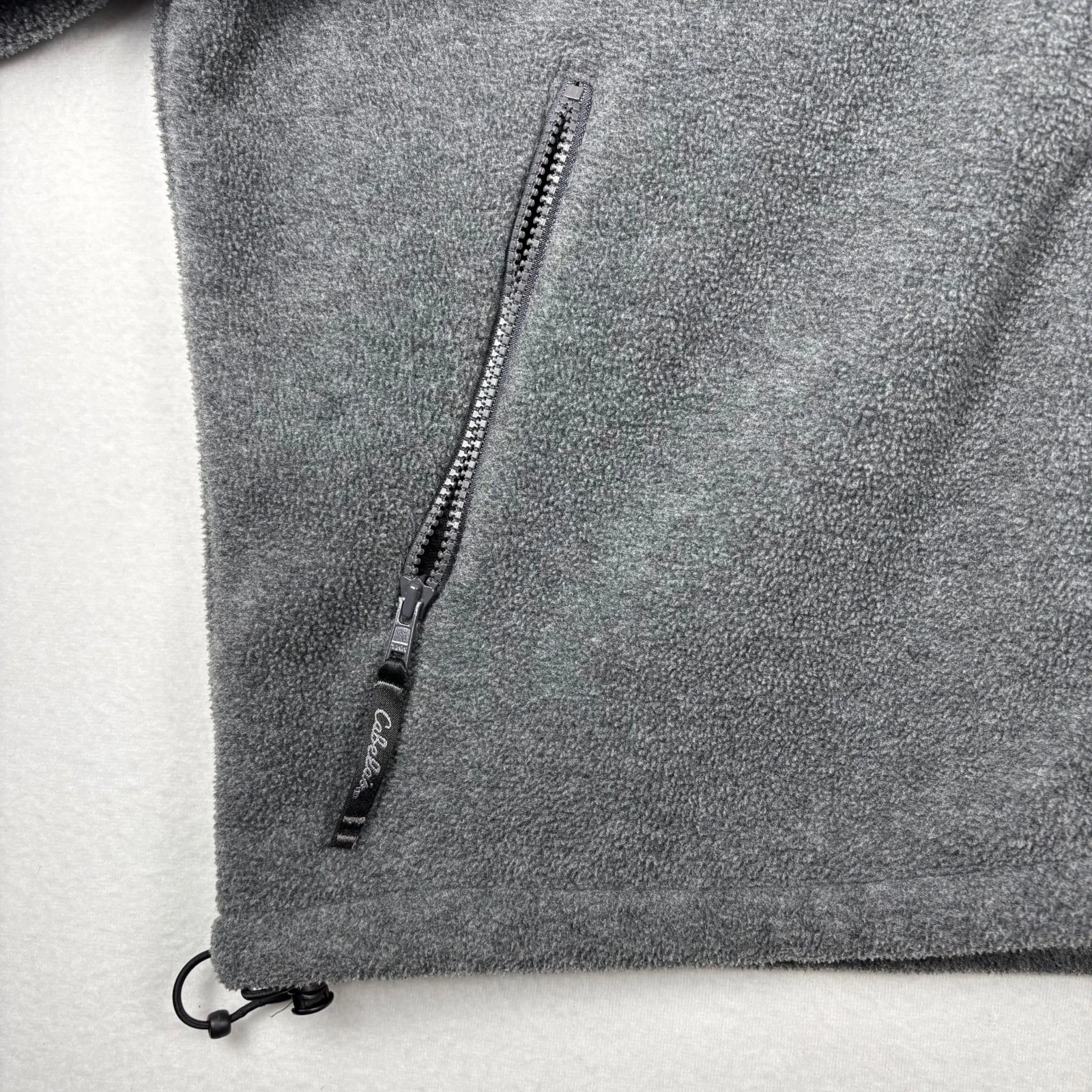 Cabela’s Polartec Fleece Hooded Full-Zip Jacket XL Gray image 6