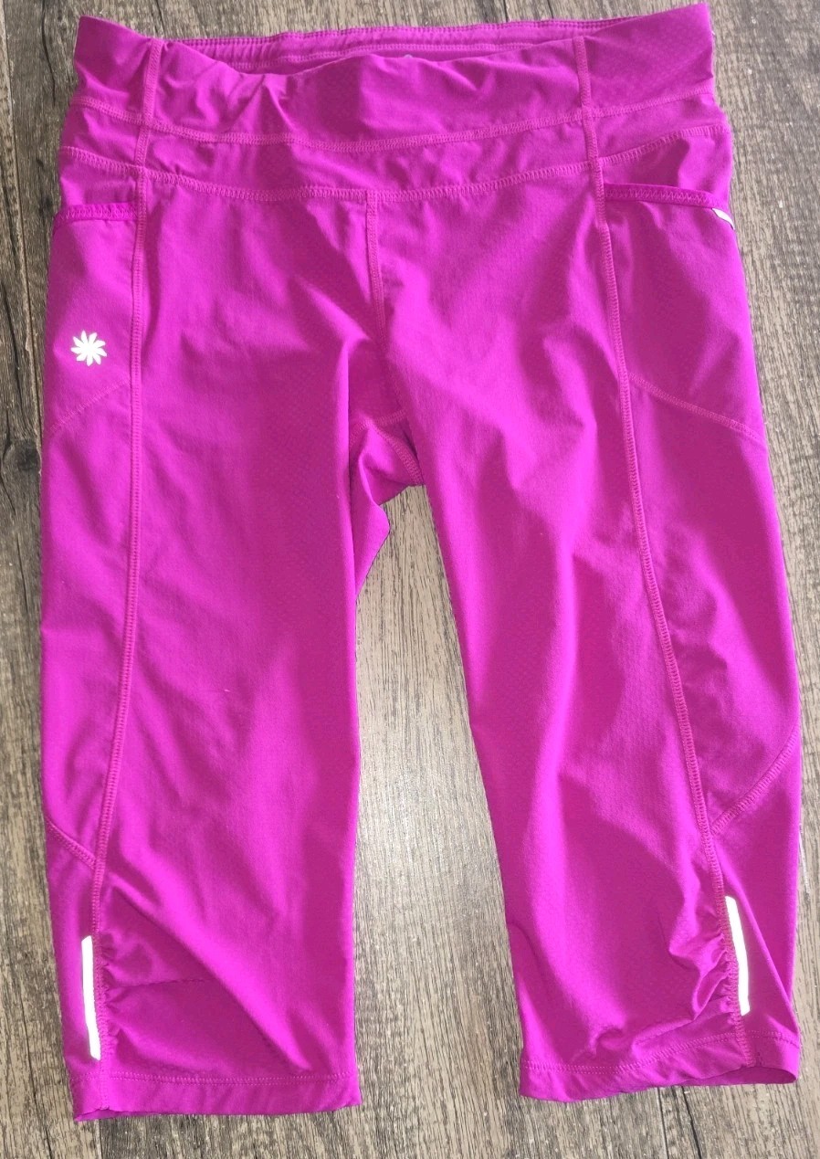 Athleta Medium Pink Cropped Leggings