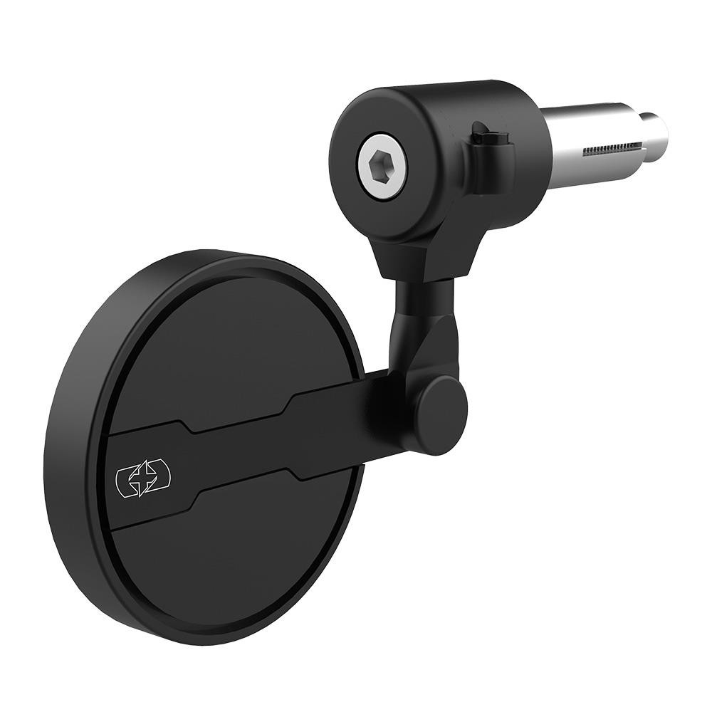 Oxford Cafe Universal Bar End Motorcycle Mirror Replacement Bike Scooter Black